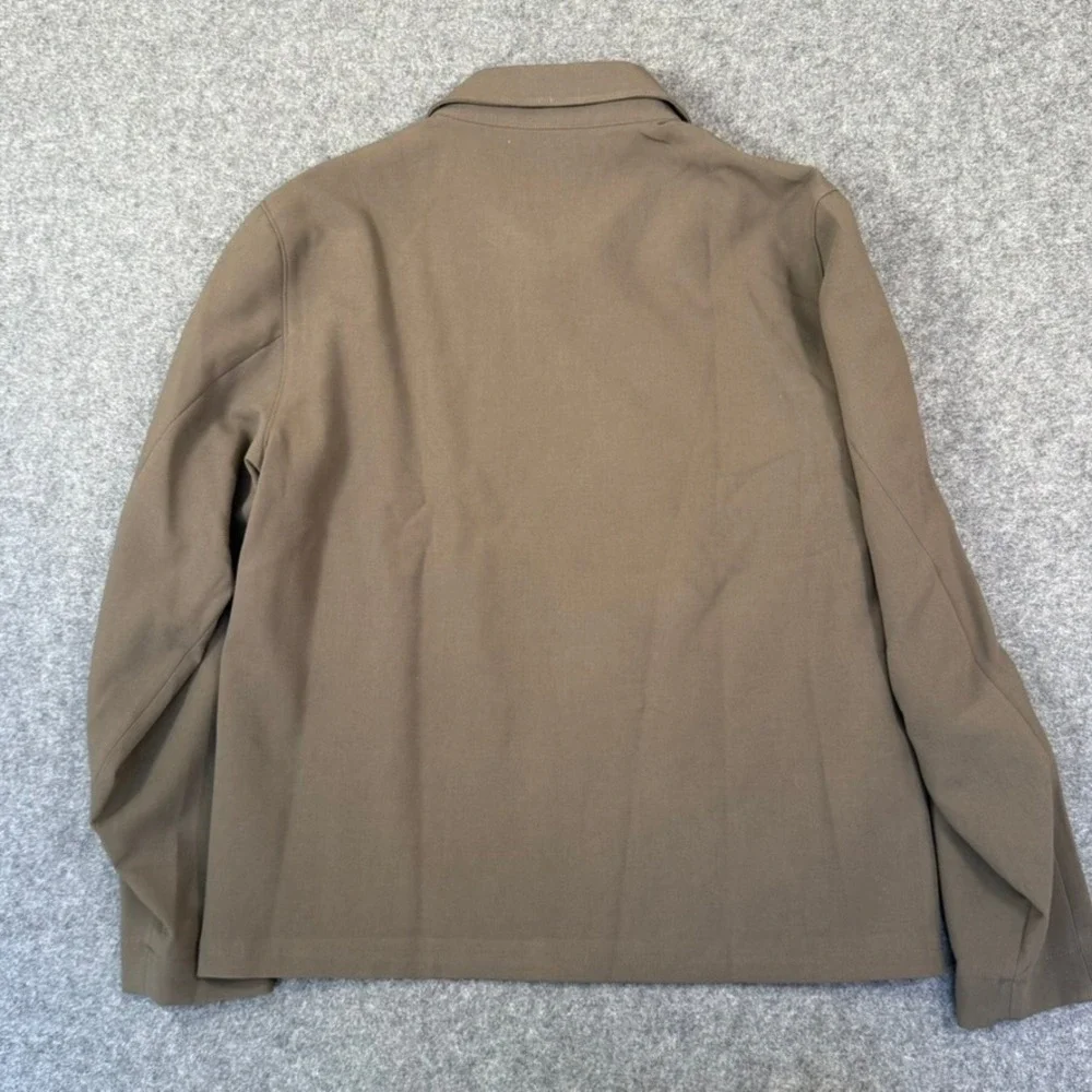 BYLT Basics Mens Executive Coaches Jacket Dark Forest Green Large Casual NWOT
